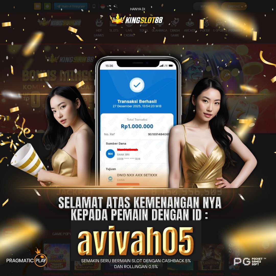 SELAMAT ATAS KEMENANGANNYA UNTUK ID :avivah05